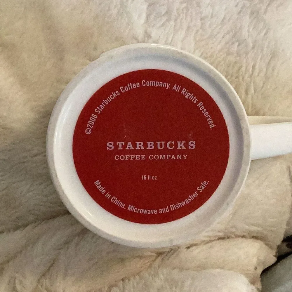 Starbucks Sumatra Extra Bold 2006 Ceramic Coffee Mug 16 oz